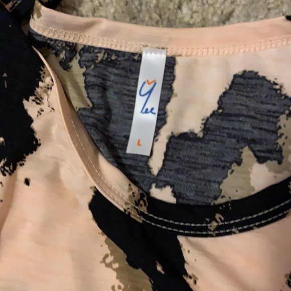 COPY - Pink Flowy Animal Print Tank - Picture 2 of 3